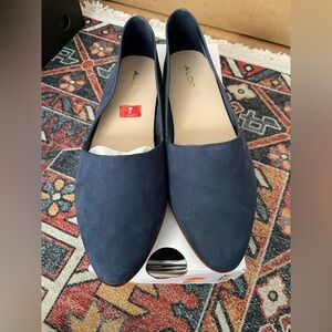 NWB: ALDO Blanchette Women's Flats, Size 7 Navy